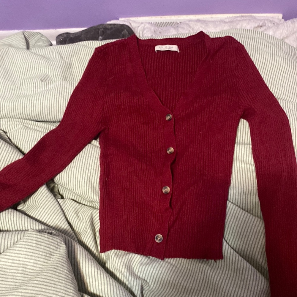 red sweater